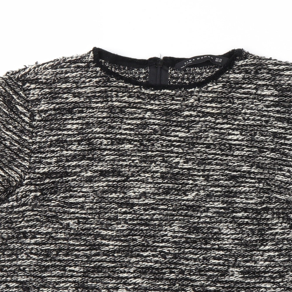 Womens UK Size XS Zara Black Pullover Jumper