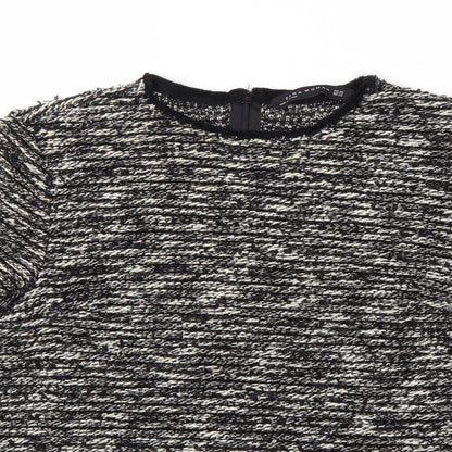 Womens UK Size XS Zara Black Pullover Jumper