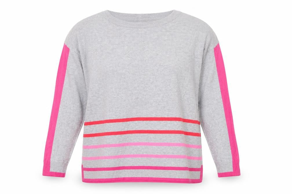 Womens UK Size 16 Debenhams Grey Pullover Jumper