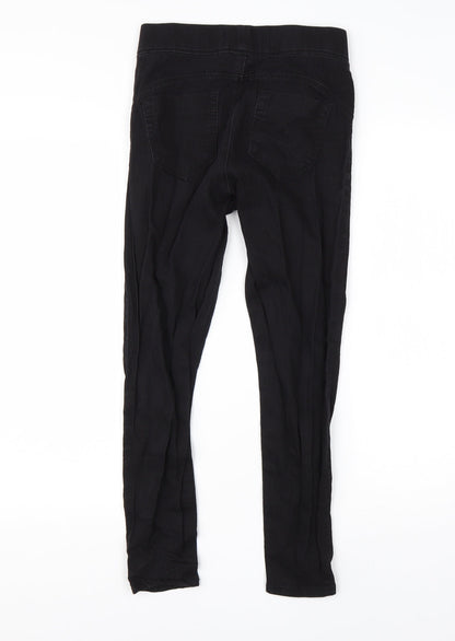 Denim Co Womens Black  Cotton Jegging Jeans Size 6 L24 in Regular