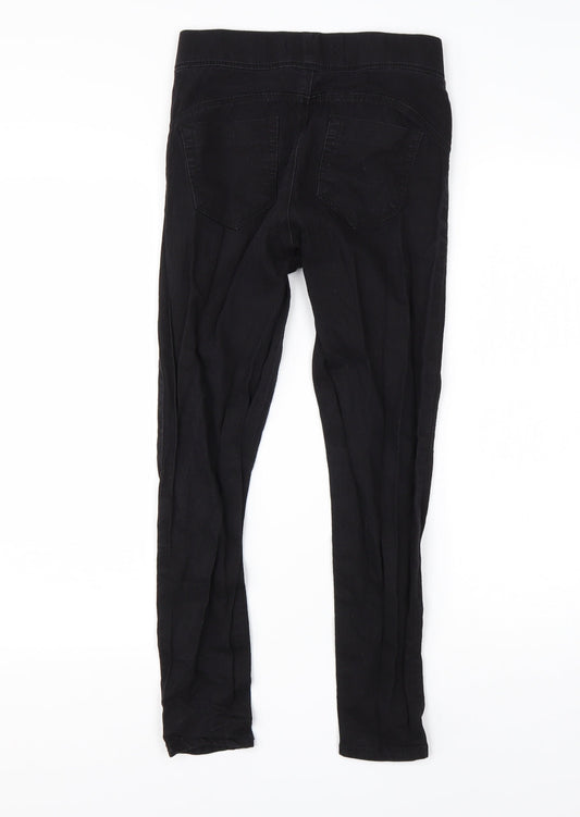 Denim Co Womens Black  Cotton Jegging Jeans Size 6 L24 in Regular