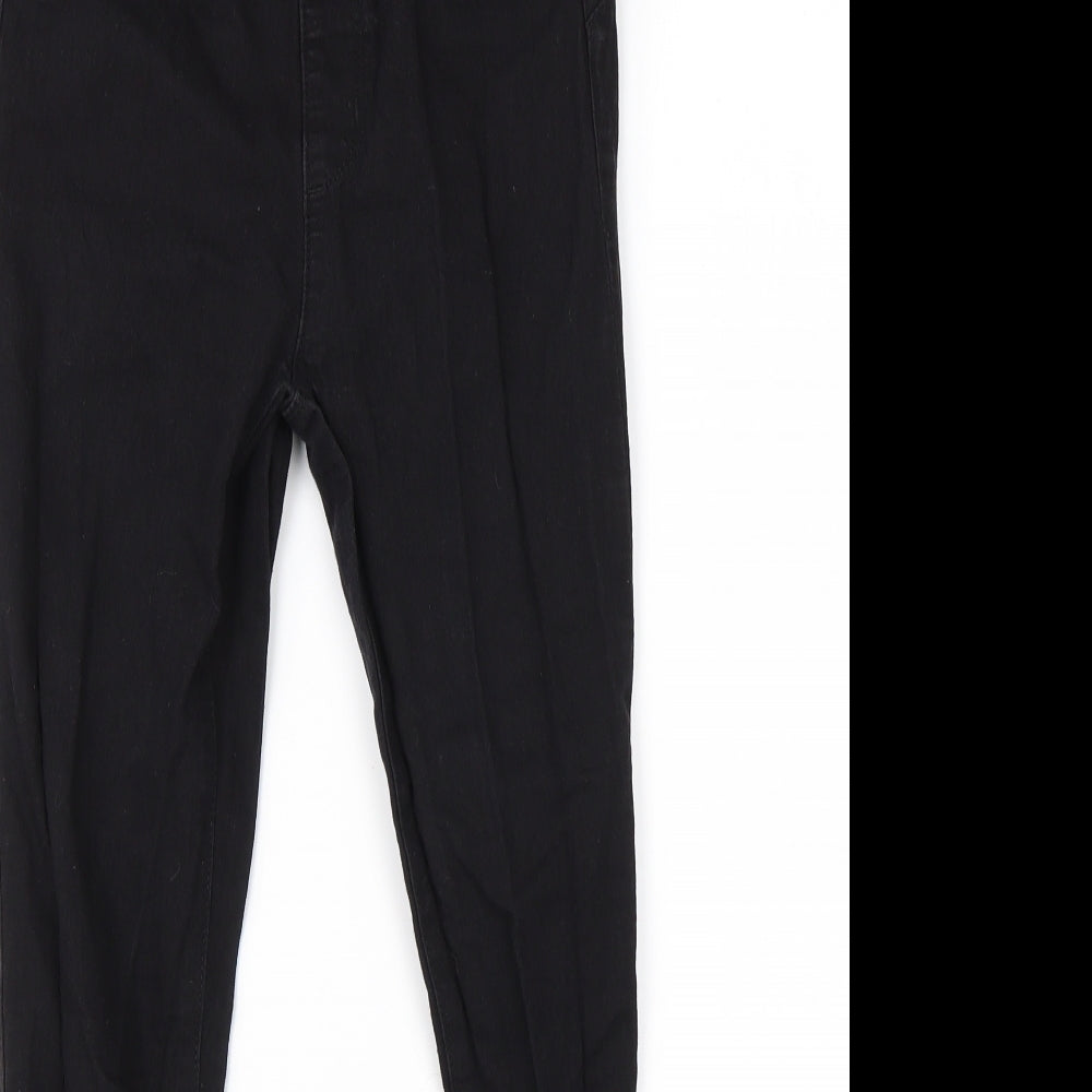 Denim Co Womens Black  Cotton Jegging Jeans Size 6 L24 in Regular