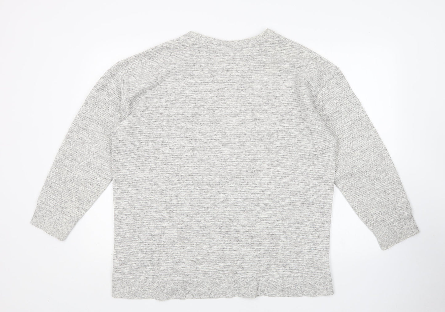 Womens UK Size 16 New Look Grey Pullover Jumper