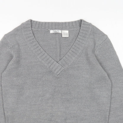 Womens UK Size 12 Redoute Grey Pullover Jumper