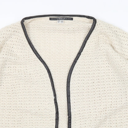 Venca Womens Beige V-Neck  Acrylic Cardigan Jumper Size 18