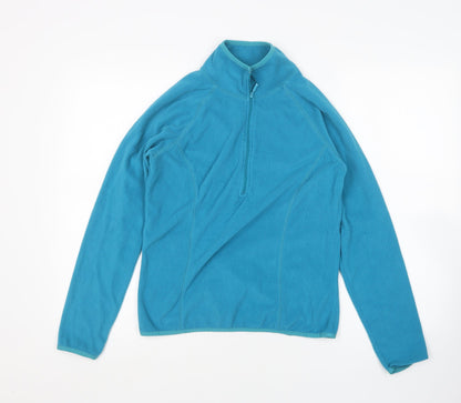 Additional front view of Joe Fresh women’s green pullover sweatshirt, size S