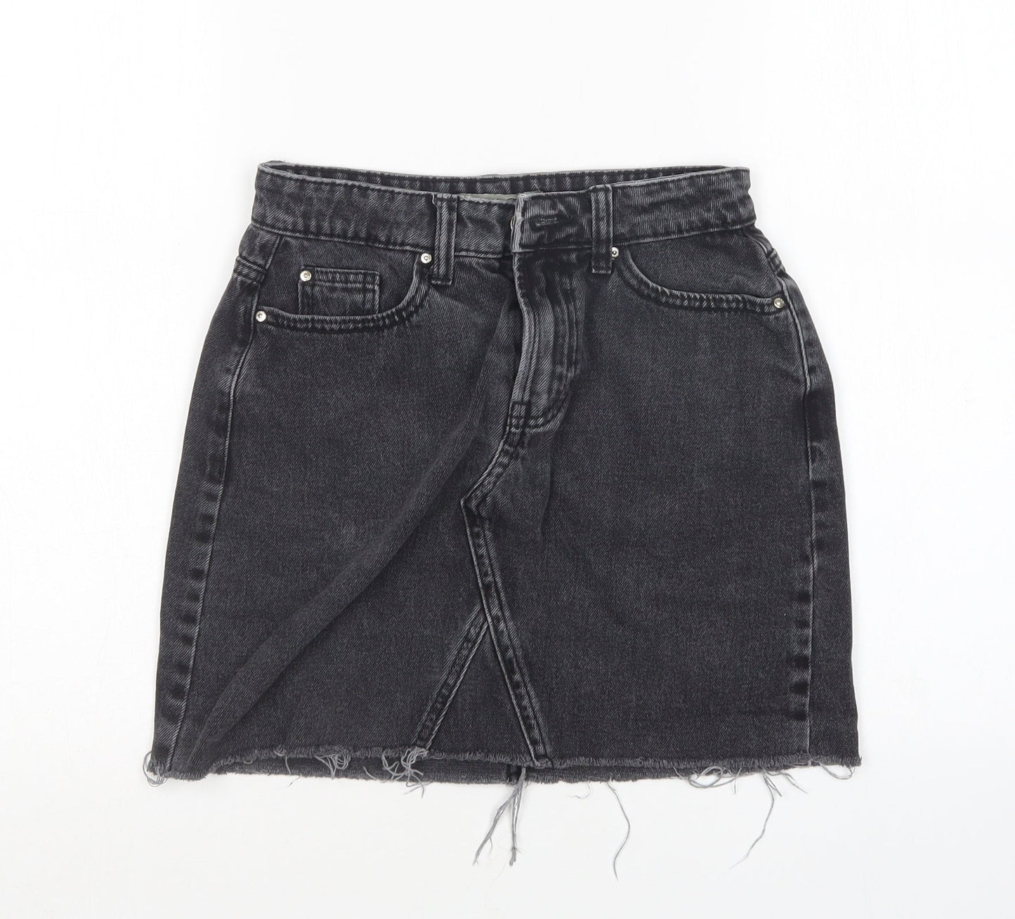 Womens UK Size 4 Denim Co Mini  Skirt