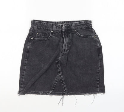Womens UK Size 4 Denim Co Mini  Skirt