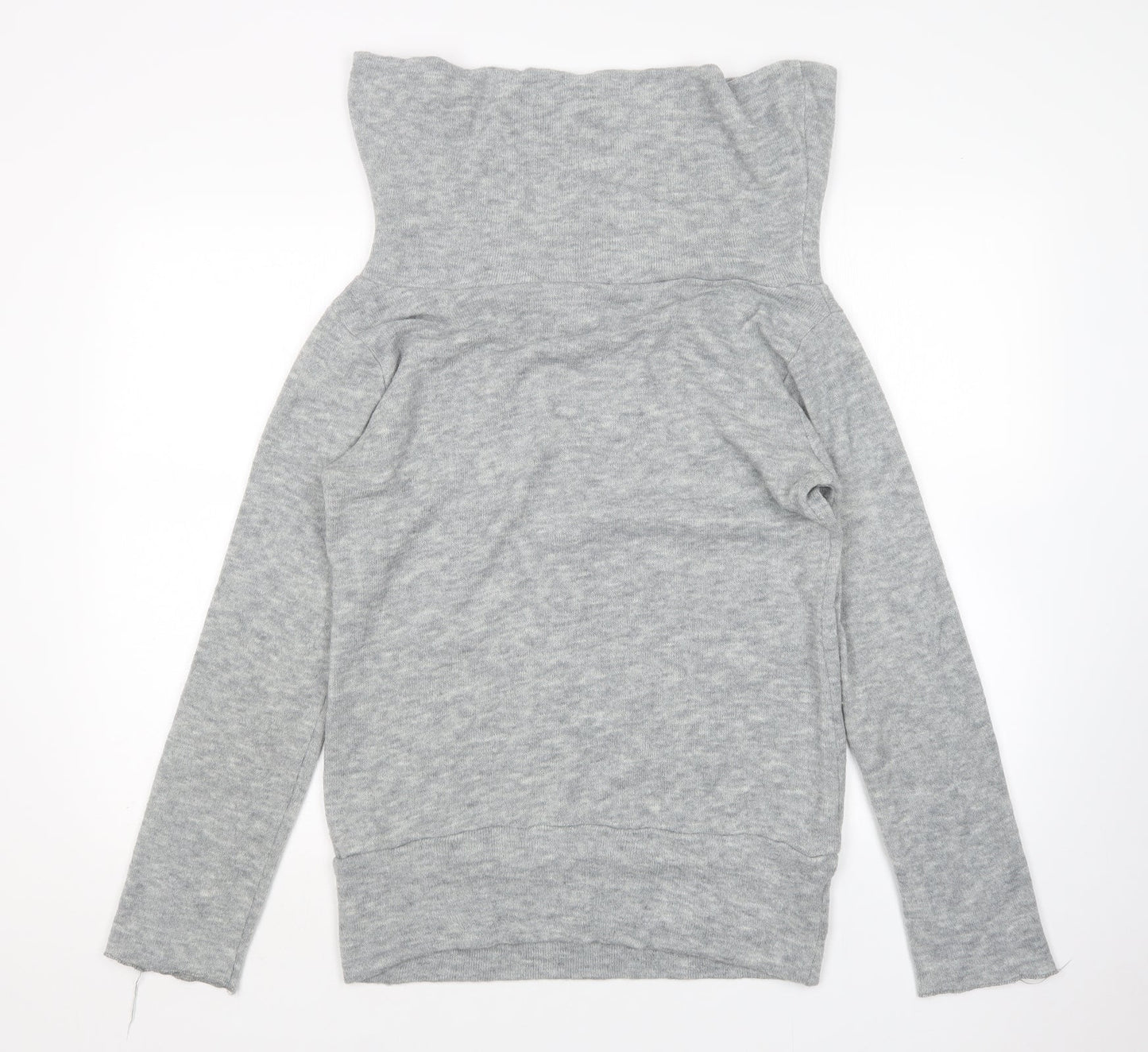 Preownr Womens Grey Roll Neck   Pullover Jumper Size XL