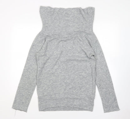Preownr Womens Grey Roll Neck   Pullover Jumper Size XL
