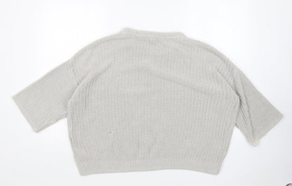 Womens UK Size M H&M Grey Pullover Jumper