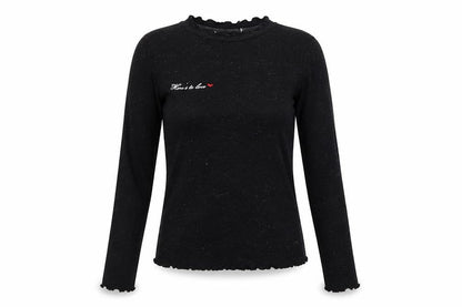 Primark Womens Black  Polyester Basic T-Shirt Size S Round Neck