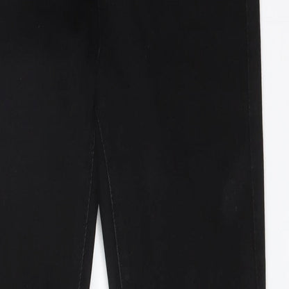 DENIM CO Womens Black  Cotton Skinny Jeans Size 10 L29 in Regular