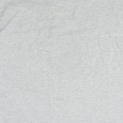 Easy Mens Grey  Cotton  Polo Size L Collared