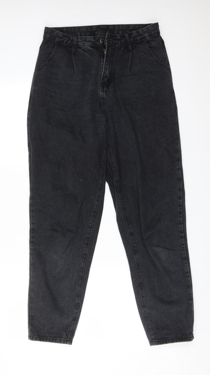 SheIn Womens Black  Cotton Straight Jeans Size S L29 in Regular