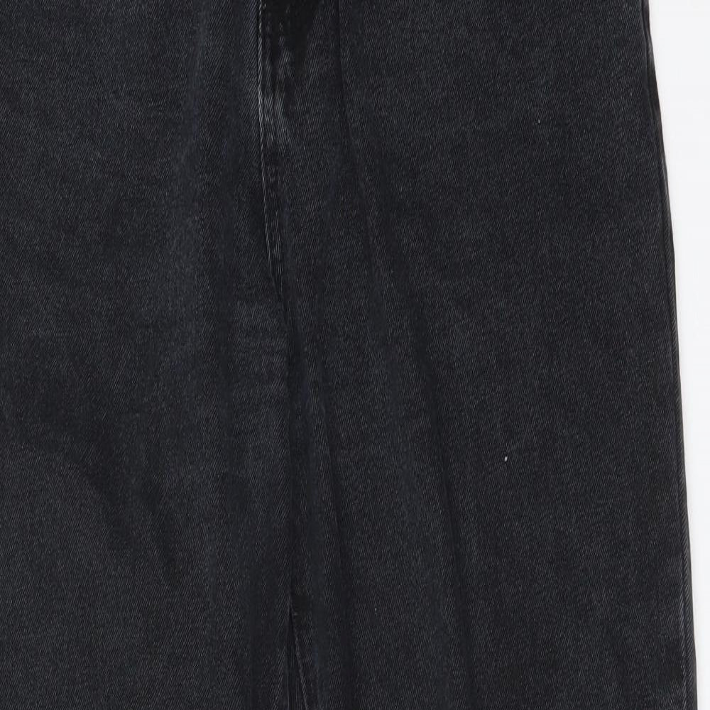 SheIn Womens Black  Cotton Straight Jeans Size S L29 in Regular