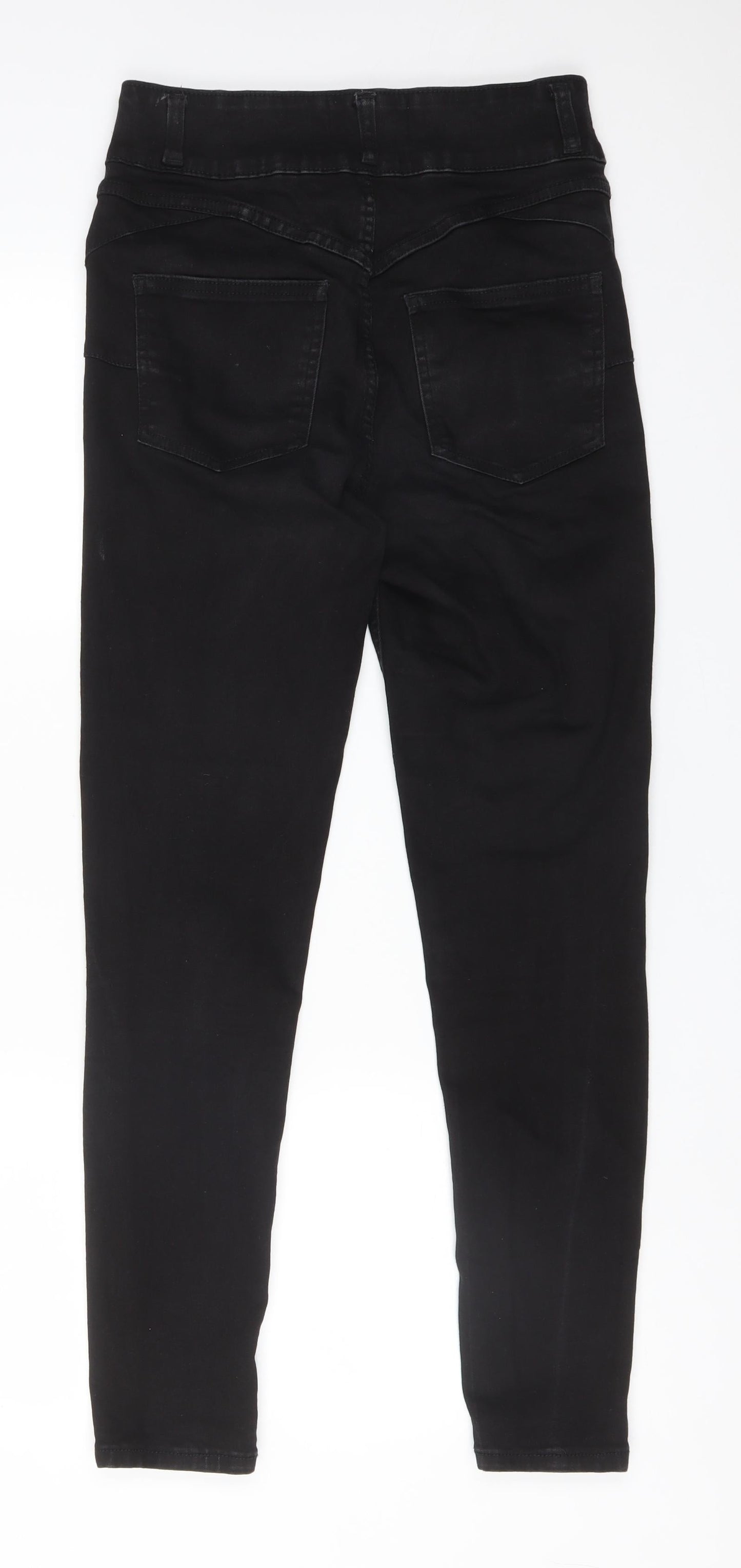 New Look Womens Black  Cotton Skinny Jeans Size 10 L29 in Regular