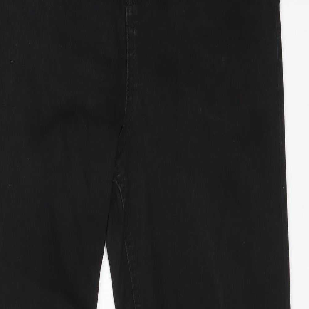 New Look Womens Black  Cotton Skinny Jeans Size 10 L29 in Regular