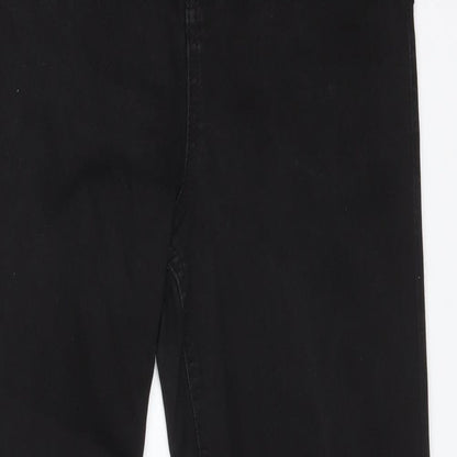 New Look Womens Black  Cotton Skinny Jeans Size 10 L29 in Regular