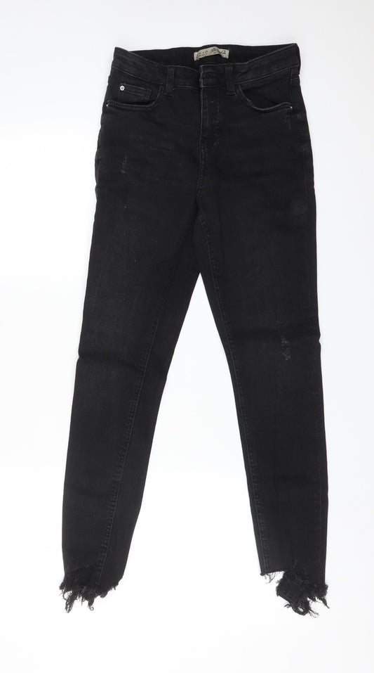 DENIM CO Womens Black  Cotton Skinny Jeans Size 8 L28 in Regular