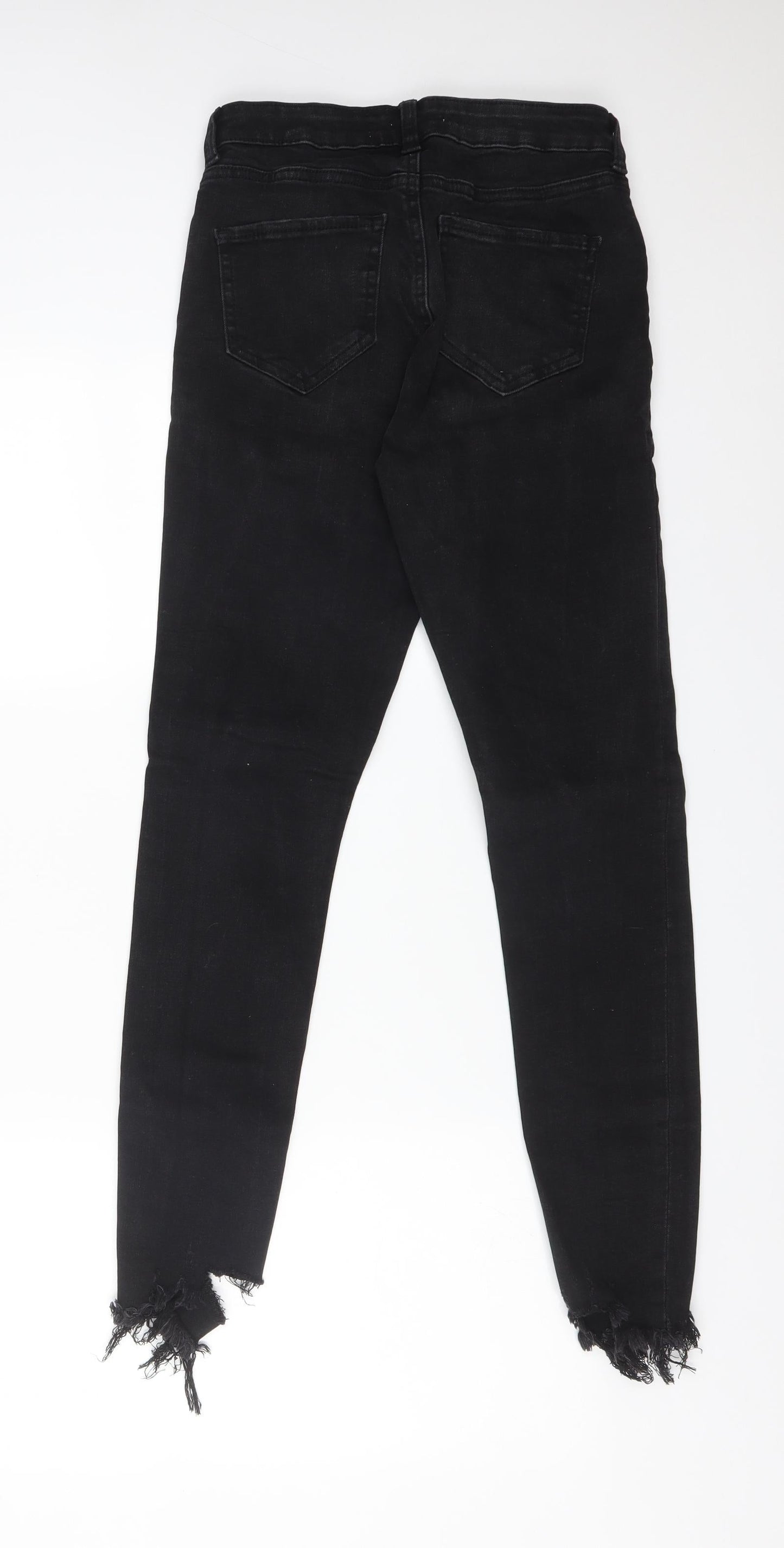 DENIM CO Womens Black  Cotton Skinny Jeans Size 8 L28 in Regular