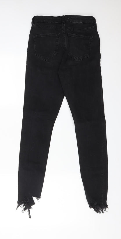 DENIM CO Womens Black  Cotton Skinny Jeans Size 8 L28 in Regular