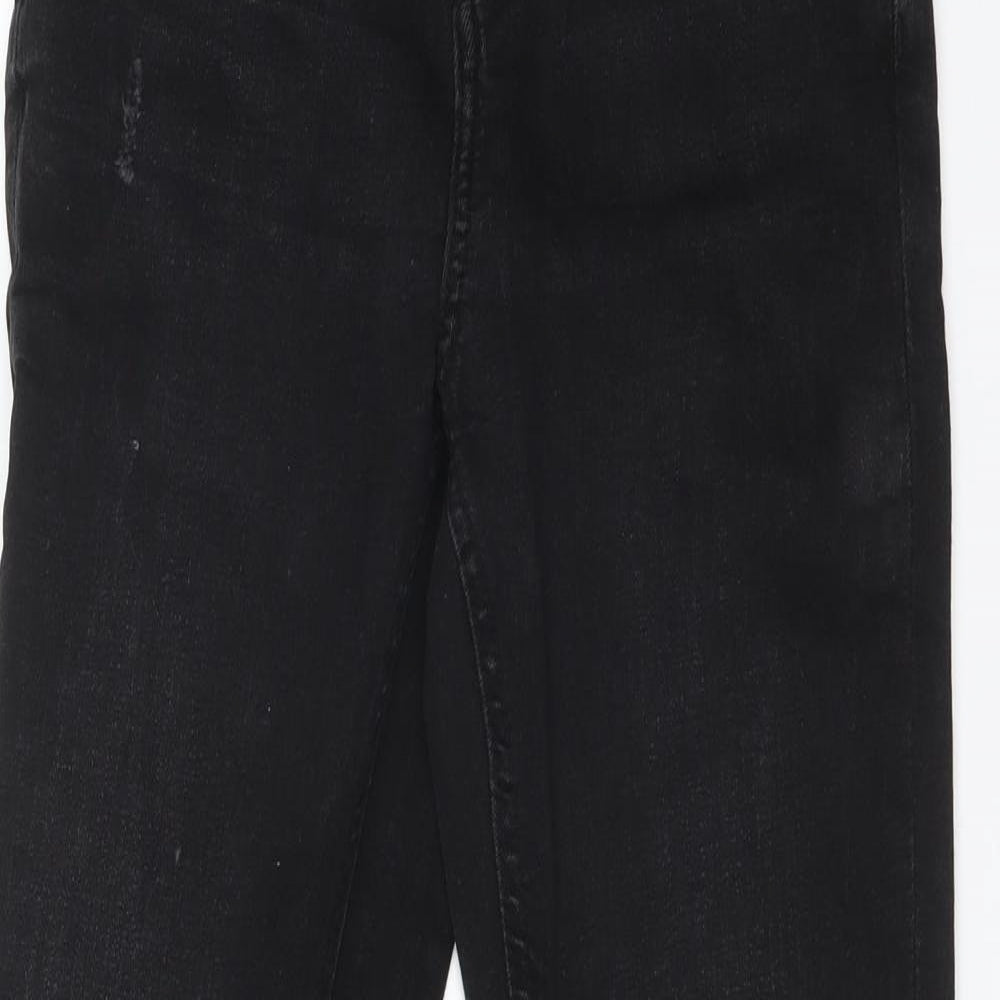 DENIM CO Womens Black  Cotton Skinny Jeans Size 8 L28 in Regular