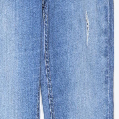 DENIM CO Womens Blue  Cotton Skinny Jeans Size 8 L29 in Regular