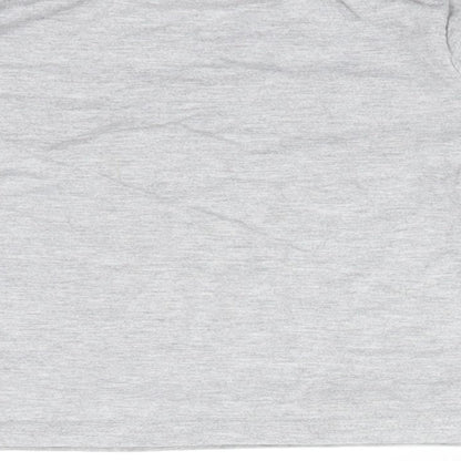 Primark Girls Grey  Cotton Basic T-Shirt Size 5-6 Years Round Neck  - COLLECT BEAUTIFUL MOMENTS