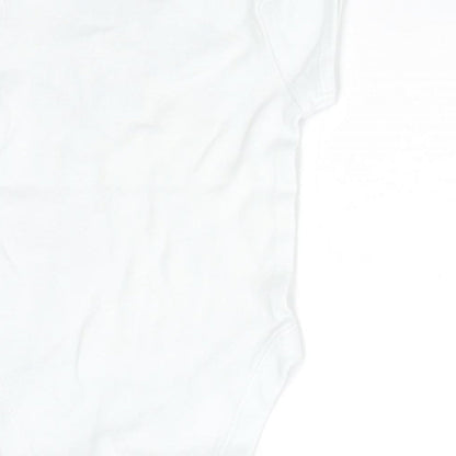 Primark Baby White  Cotton Babygrow One-Piece Size 0-3 Months   - I AM THE FUTURE