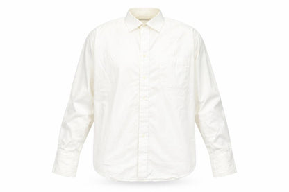 Mens UK Size 16 M*S Ivory  Button-Up Long Sleeve Casual Shirt