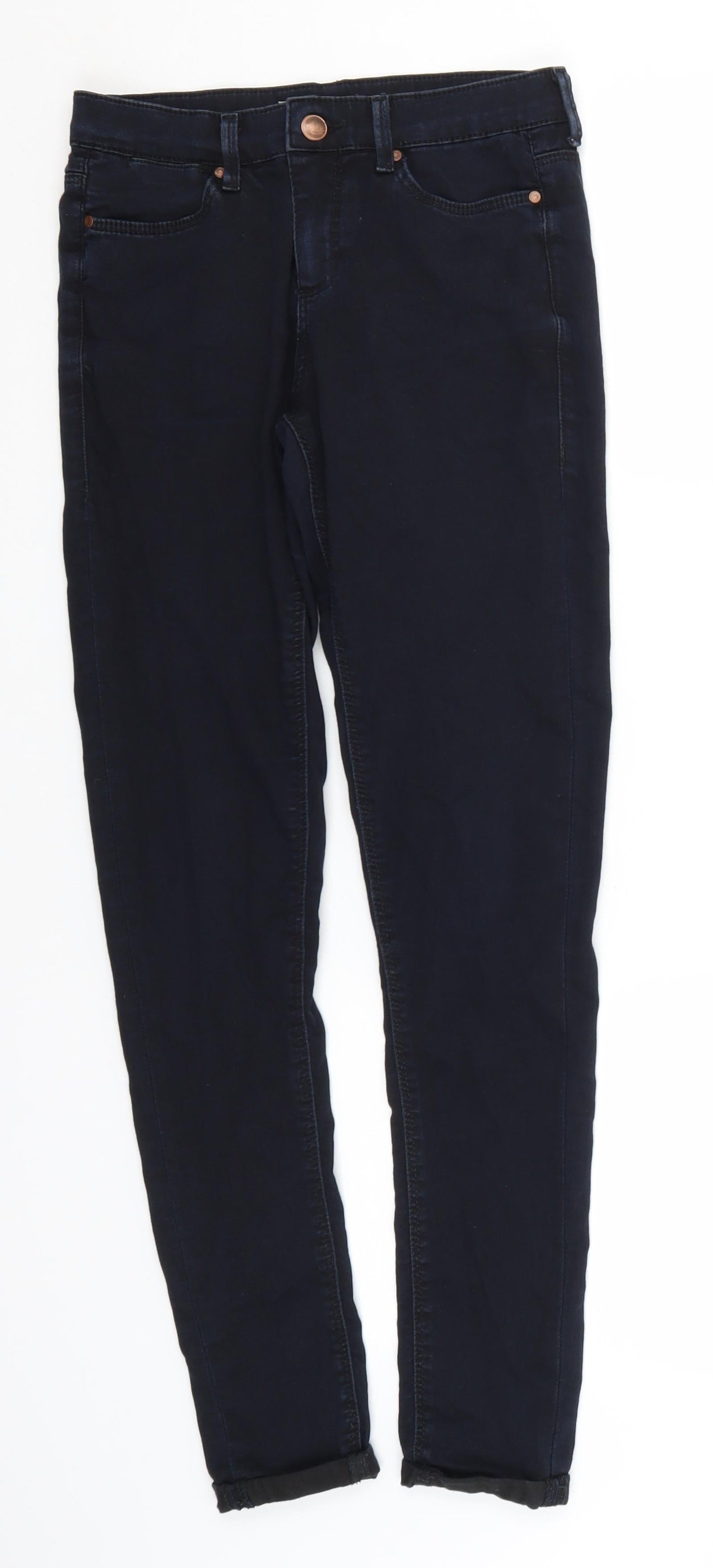 Topshop Womens Blue  Cotton Jegging Jeans Size 26 in L26 in Regular