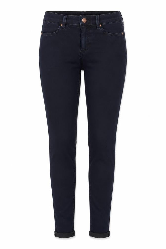 Front view of Topshop women’s blue cotton jegging jeans, size UK 26, in, 26-inch leg regular