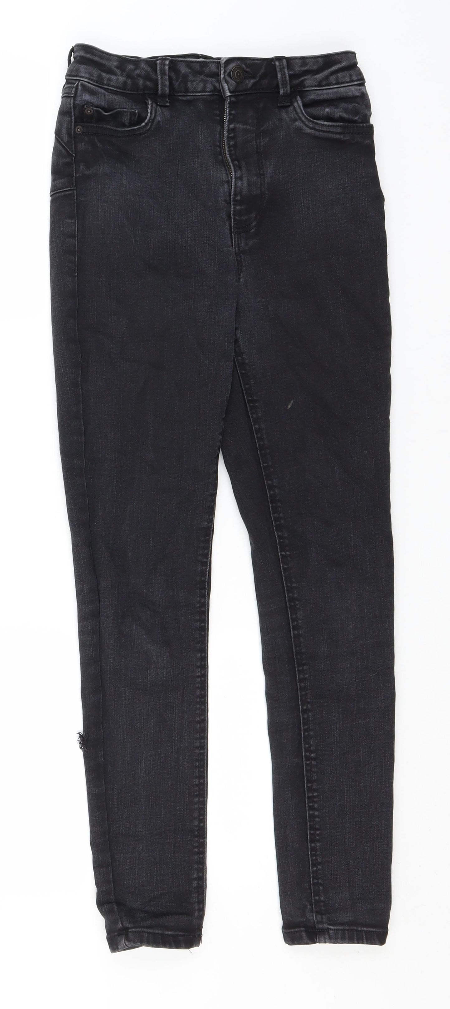 New Look Womens Black  Cotton Skinny Jeans Size 8 L26 in Regular