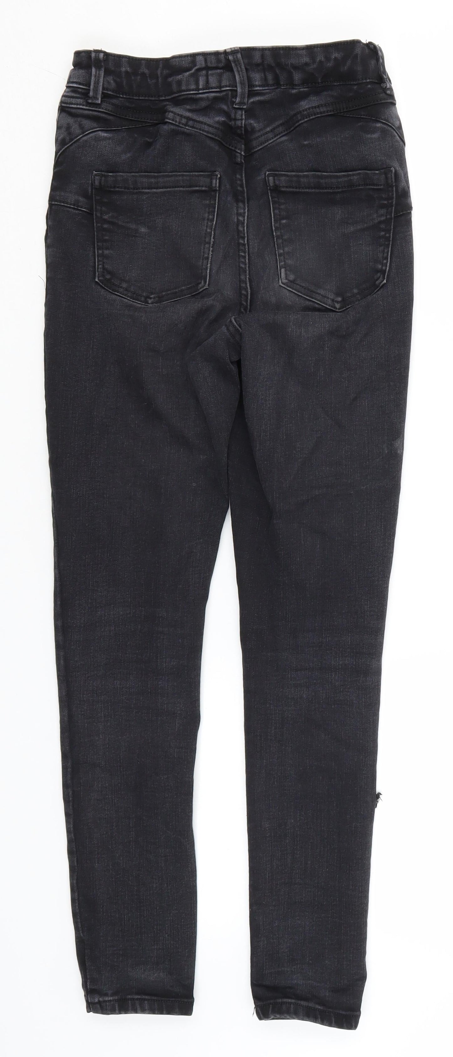 New Look Womens Black  Cotton Skinny Jeans Size 8 L26 in Regular