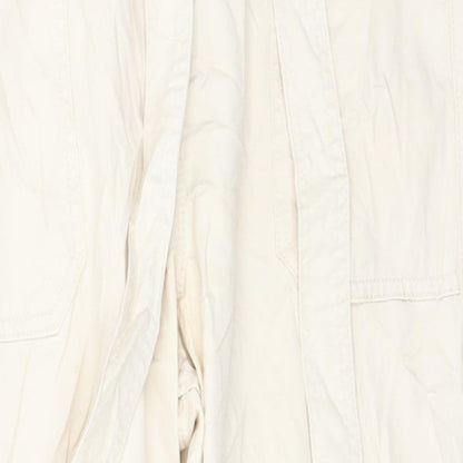 Womens UK Size 12 New Look Regular Fit  Ivory Trousers