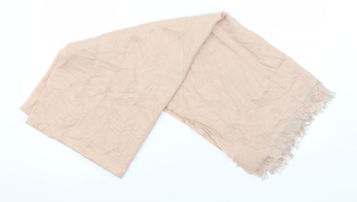 Additional front view of Preworn women’s beige shawl/wrap