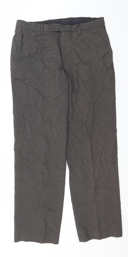 Womens UK Size 34 in Taylor & Wright Regular Fit  Grey Trousers