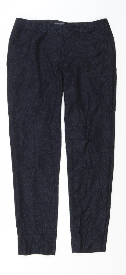 Womens UK Size 10 NEXT Regular Fit  Blue Trousers