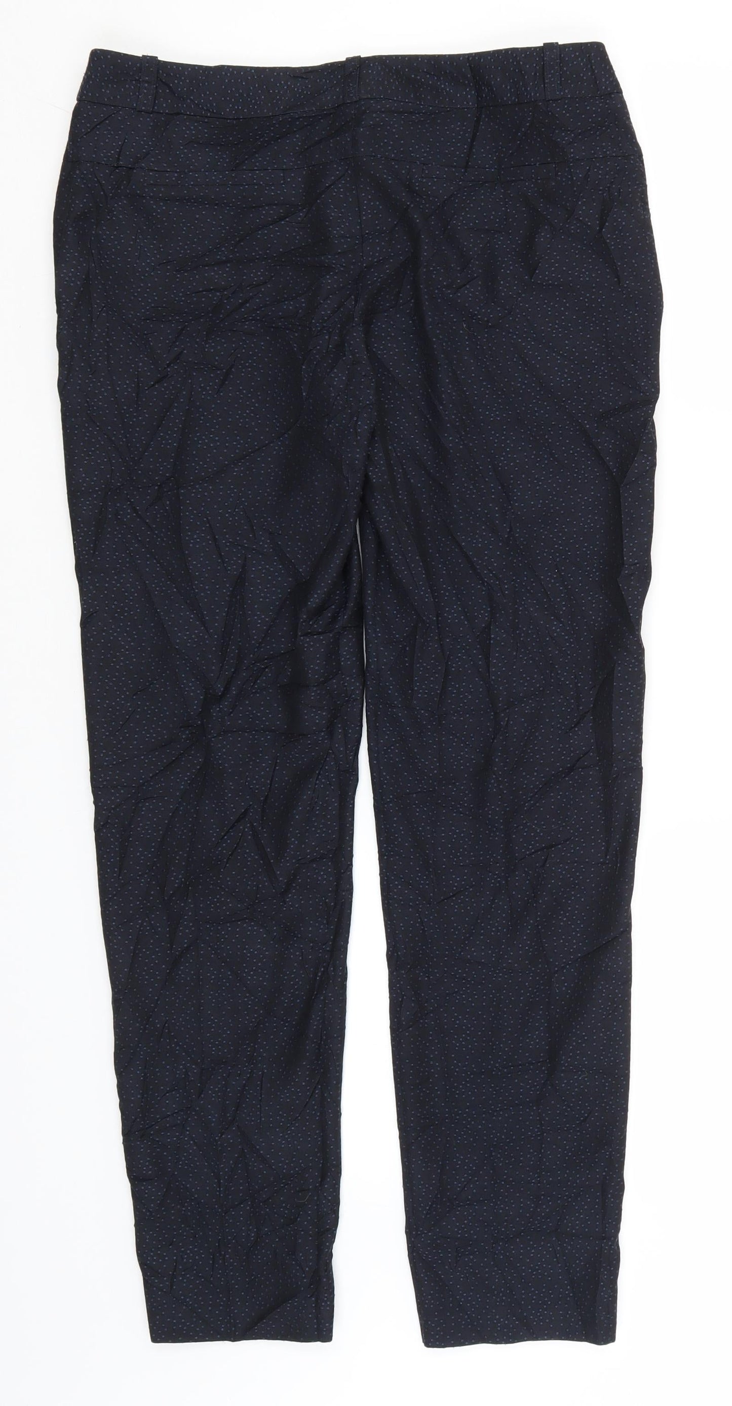 Womens UK Size 10 NEXT Regular Fit  Blue Trousers