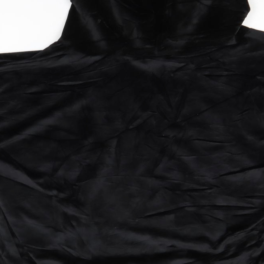 Preworn Womens Black  Cotton Pullover Hoodie Size 2XL