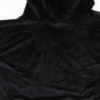 Preworn Womens Black  Cotton Pullover Hoodie Size 2XL