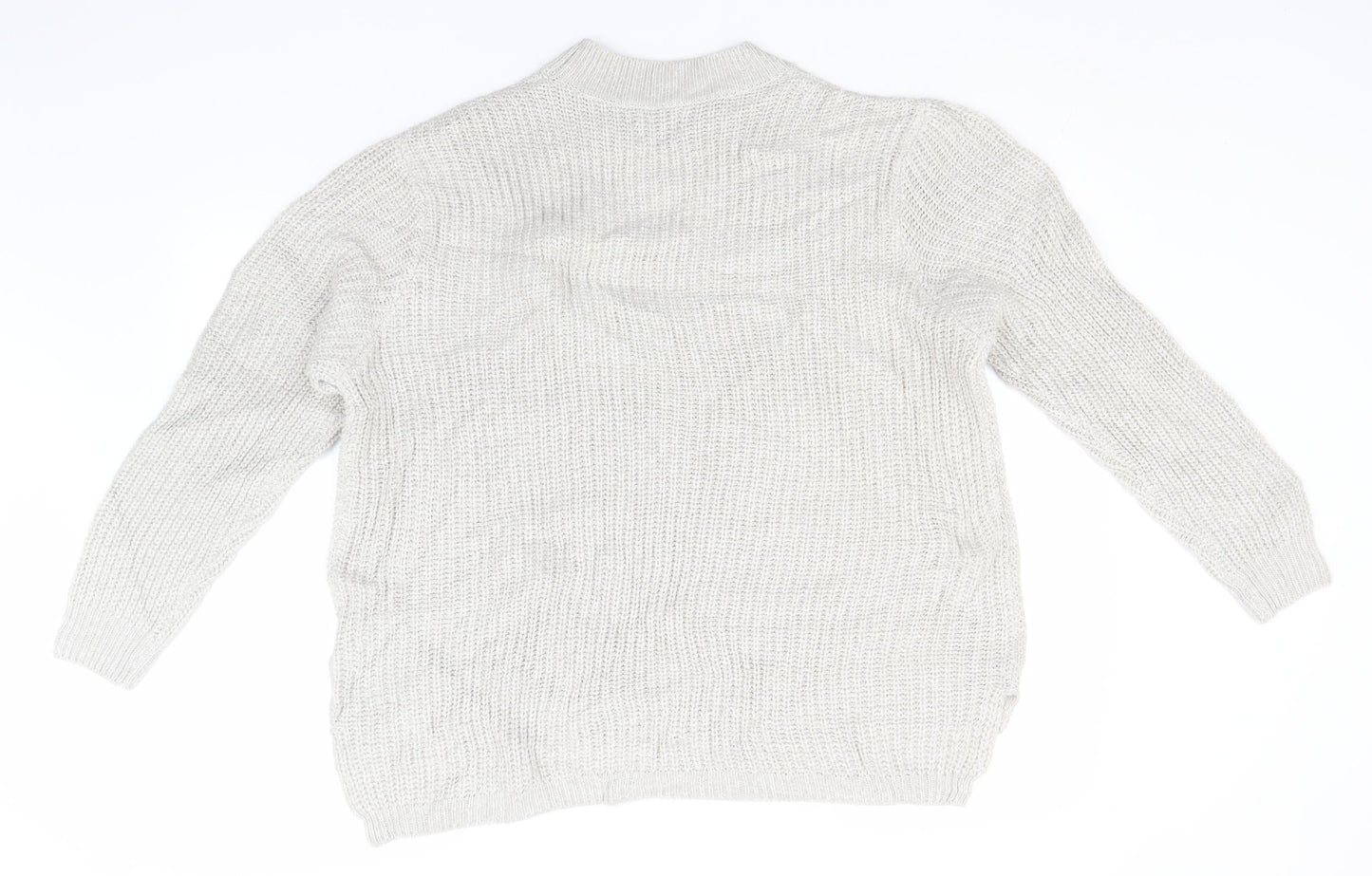 Womens UK Size  Preworn Grey Pullover Jumper