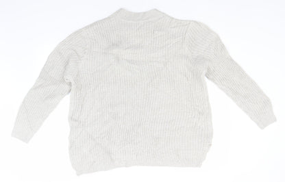 Womens UK Size  Preworn Grey Pullover Jumper