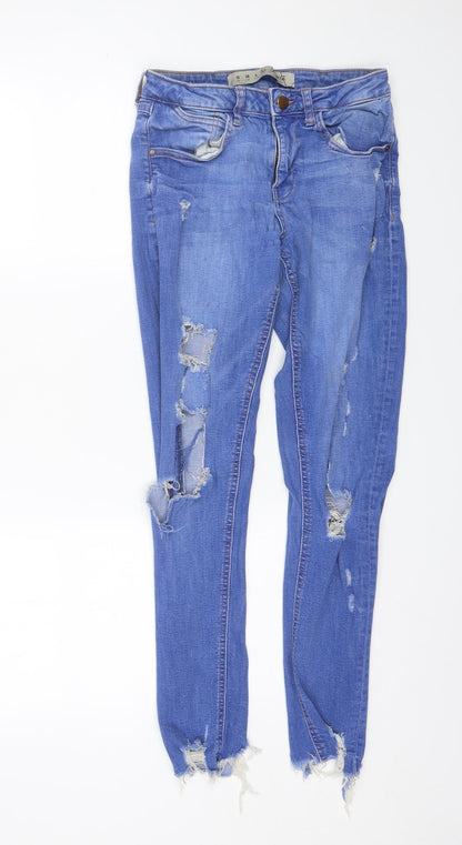 Denim Co Womens Blue  Cotton Skinny Jeans Size 10 L28 in Regular