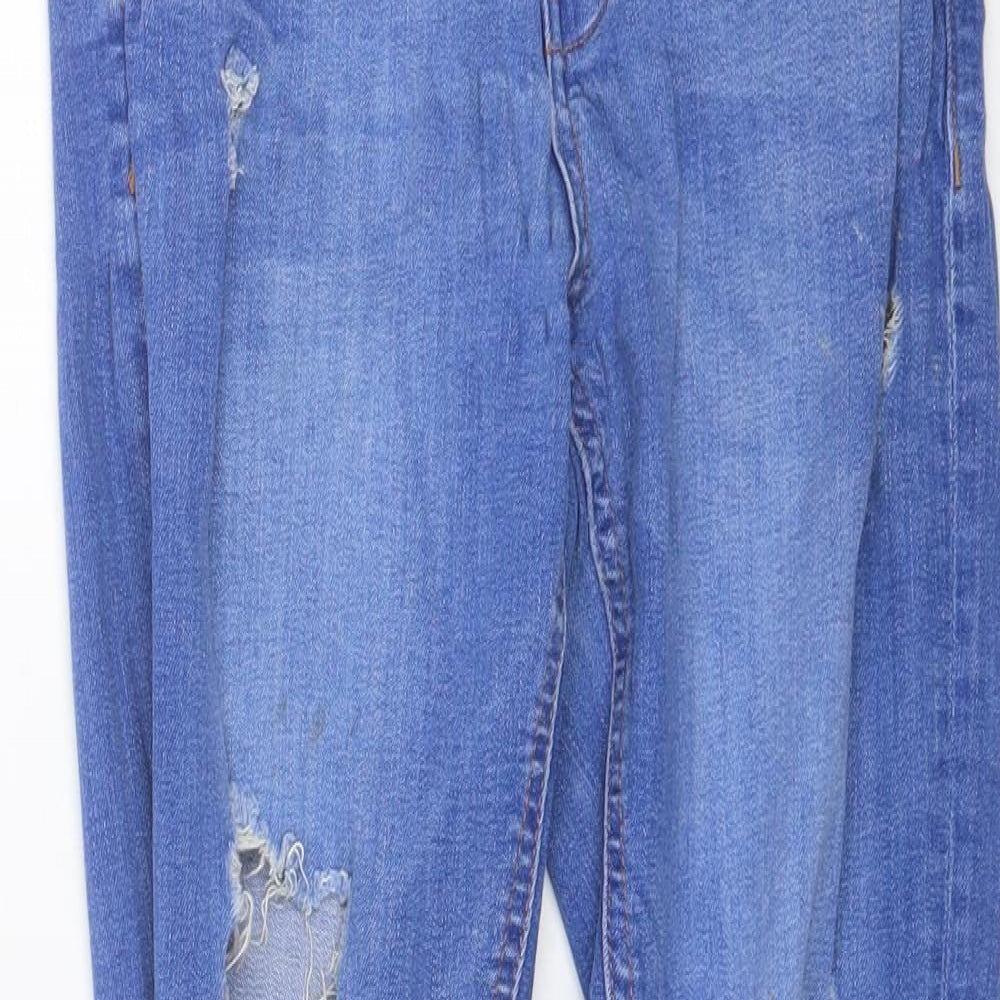 Denim Co Womens Blue  Cotton Skinny Jeans Size 10 L28 in Regular