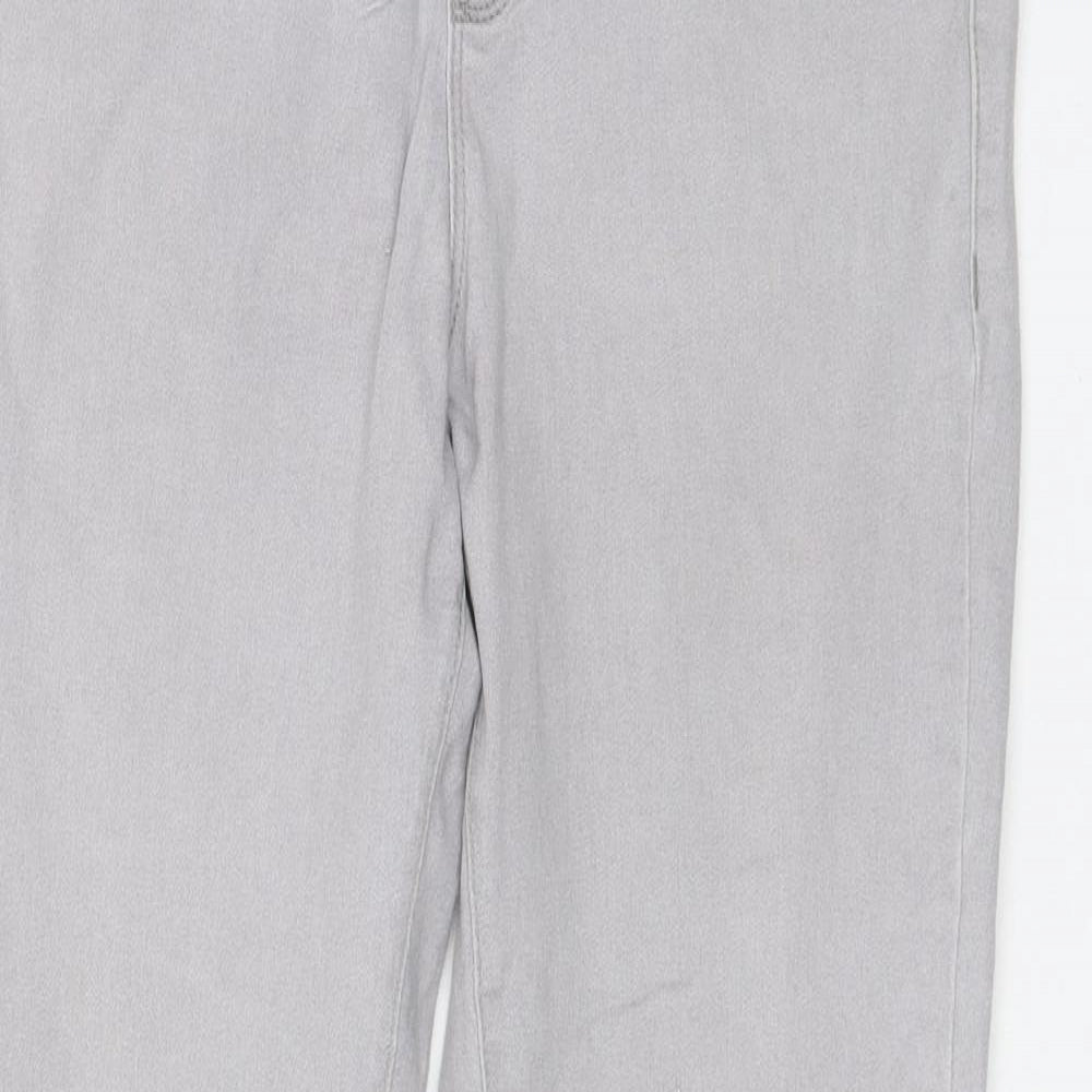 Denim Co Womens Grey  Cotton Jegging Jeans Size 14 L27 in Regular