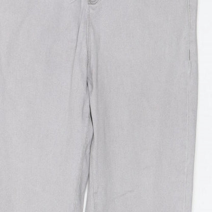 Denim Co Womens Grey  Cotton Jegging Jeans Size 14 L27 in Regular