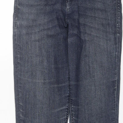 Denim CO Womens Blue  Cotton Skinny Jeans Size 12 L29 in Regular