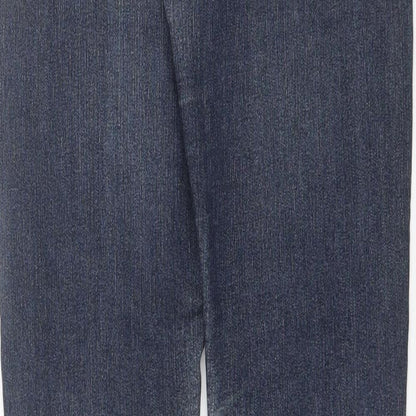 Denim CO Womens Blue  Cotton Skinny Jeans Size 12 L29 in Regular